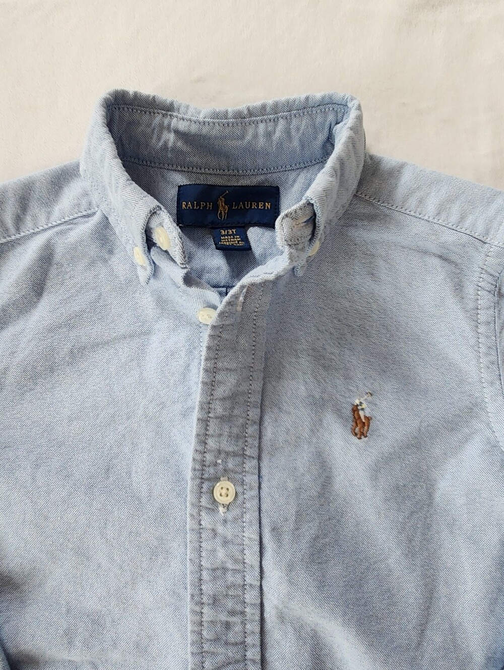 Ralph Lauren Polo Chambray Style Button Down Shirt - Picture 2 of 3